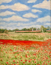 Load image into Gallery viewer, Norfolk Poppy Field - Original Painting