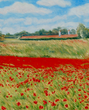 Load image into Gallery viewer, Norfolk Poppy Field - Original Painting