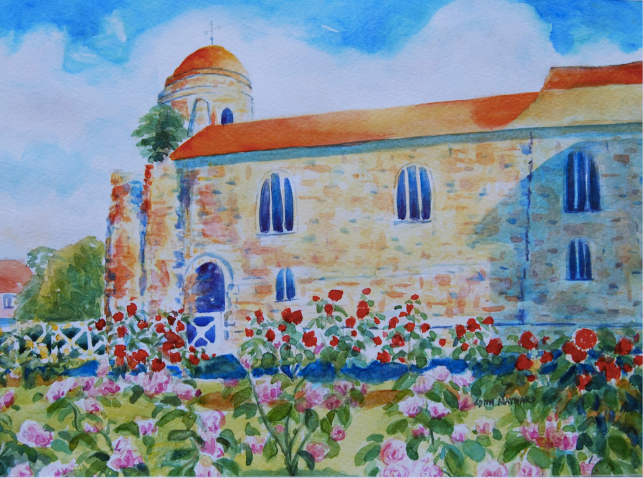 Colchester Castle Original Watercolour, now SOLD