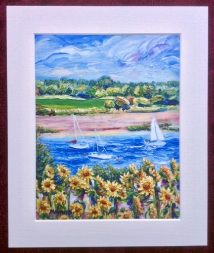 Smooth Sailing at Pin Mill Print