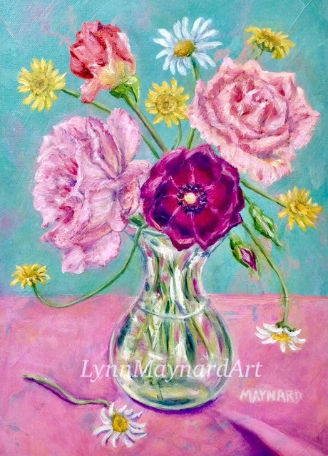 Roses and Daisies / SOLD